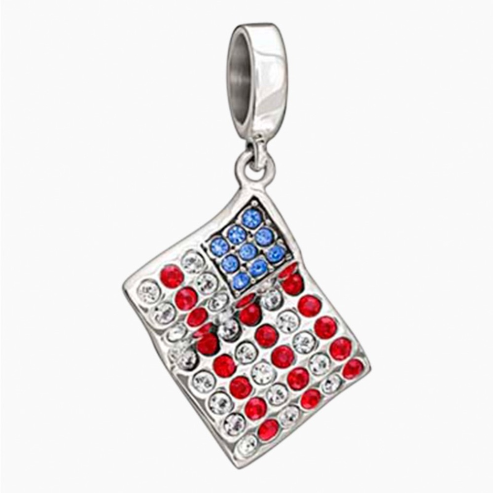 Chamilia American Flag Charm
